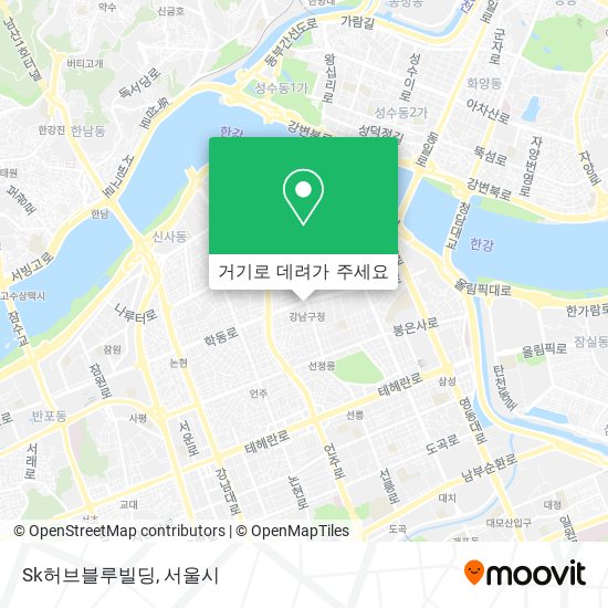 Sk허브블루빌딩 지도
