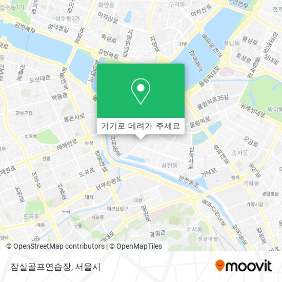 잠실골프연습장 지도