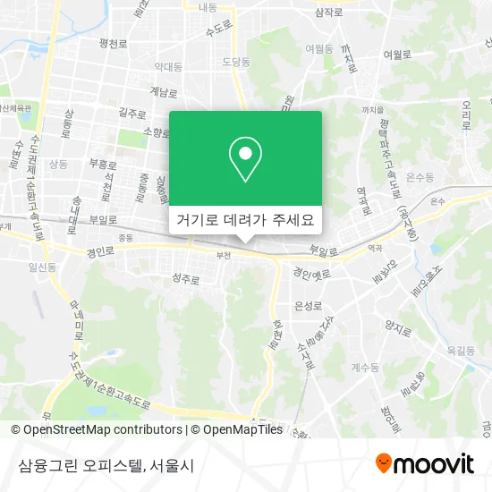 삼융그린 오피스텔 지도