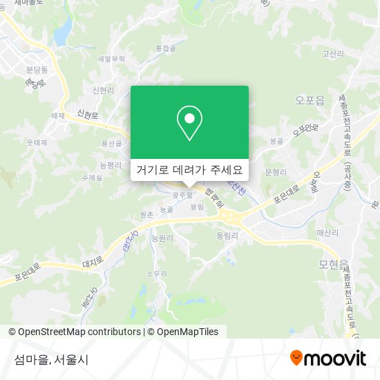 섬마을 지도