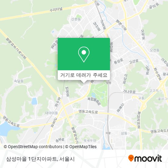 삼성마을 1단지아파트 지도