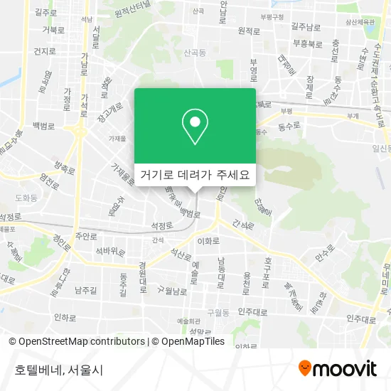 호텔베네 지도