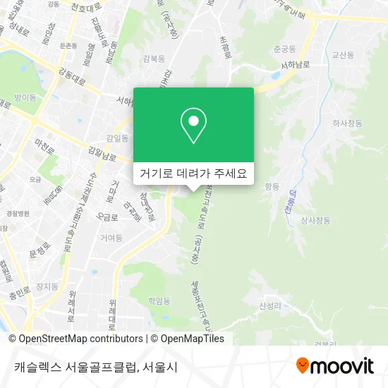 캐슬렉스 서울골프클럽 지도