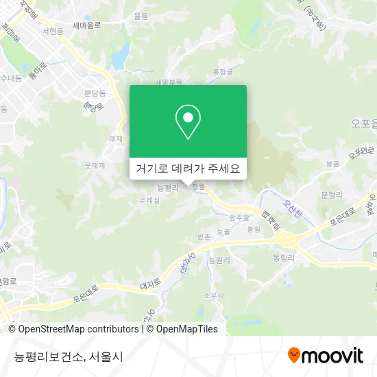 능평리보건소 지도