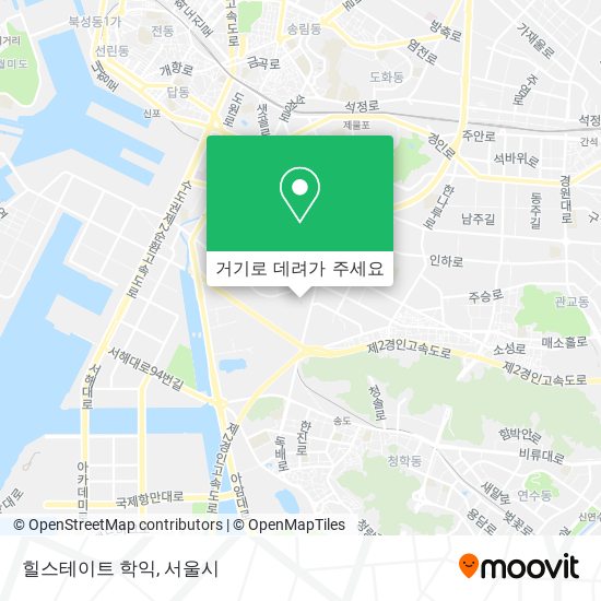 힐스테이트 학익 지도