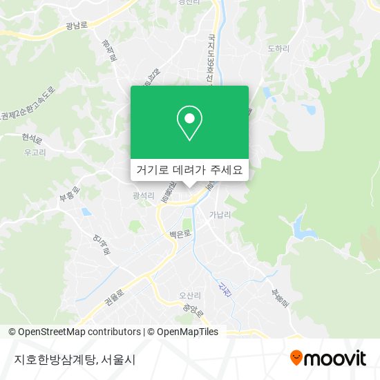 지호한방삼계탕 지도