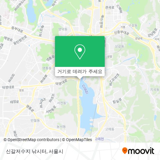 신갈저수지 낚시터 지도