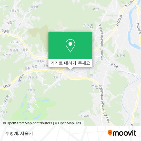 수렁개 지도