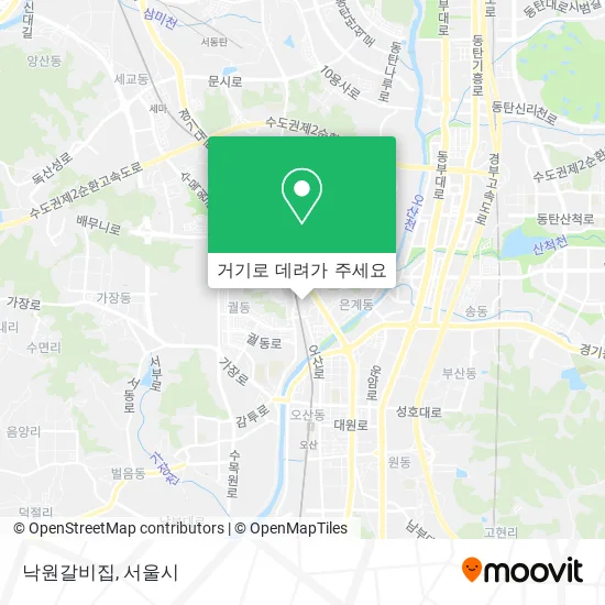 낙원갈비집 지도