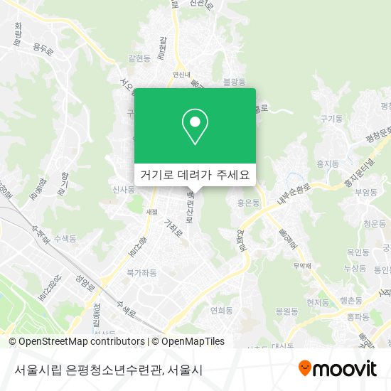 서울시립 은평청소년수련관 지도