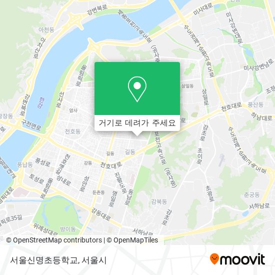 서울신명초등학교 지도