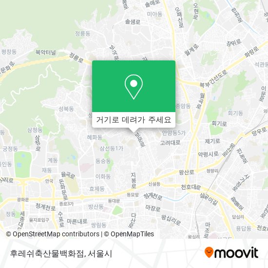 후레쉬축산물백화점 지도