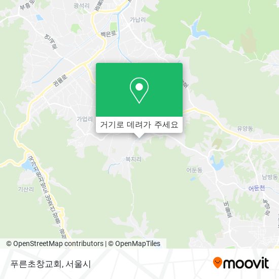 푸른초창교회 지도