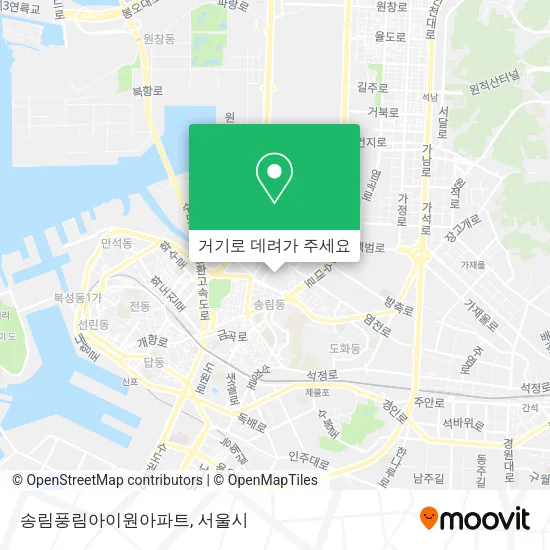 송림풍림아이원아파트 지도