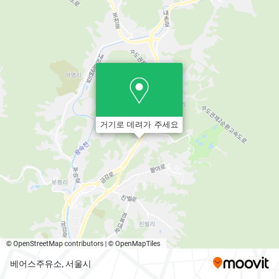 베어스주유소 지도