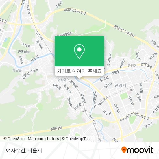 여자수산 지도