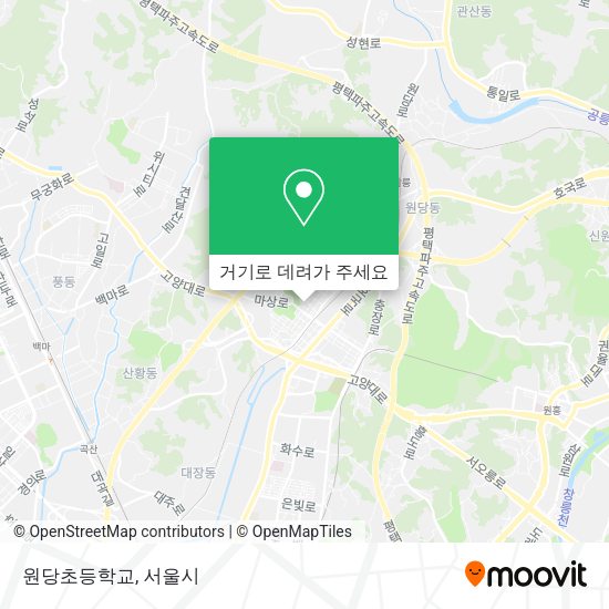 원당초등학교 지도