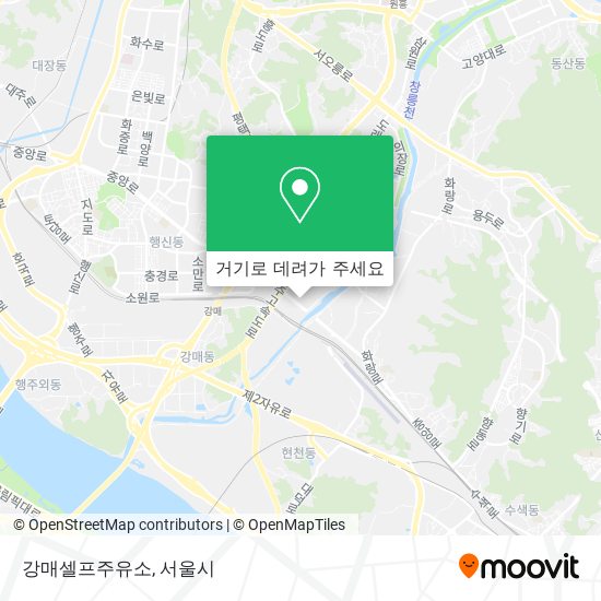 강매셀프주유소 지도