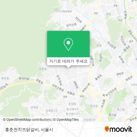 홍춘천치즈닭갈비 지도