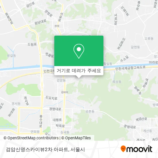 검암신명스카이뷰2차 아파트 지도