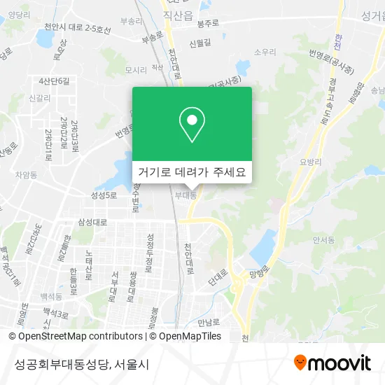 성공회부대동성당 지도