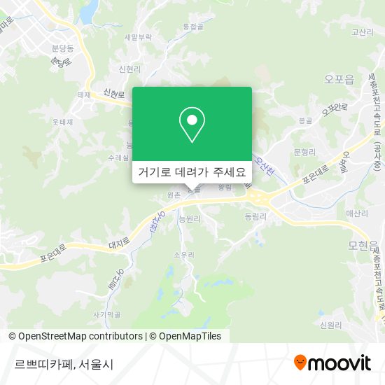 르쁘띠카페 지도