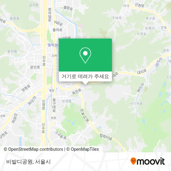 비발디공원 지도