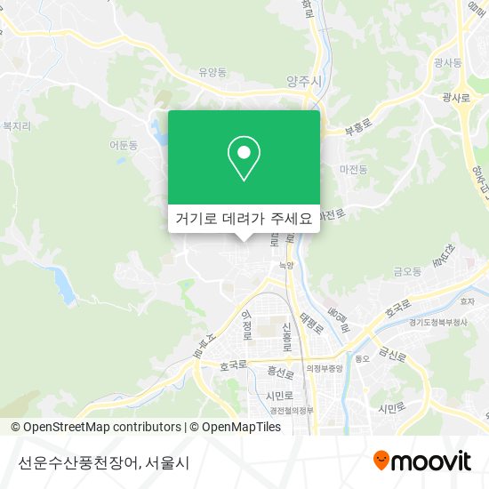 선운수산풍천장어 지도