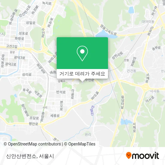 신안산변전소 지도