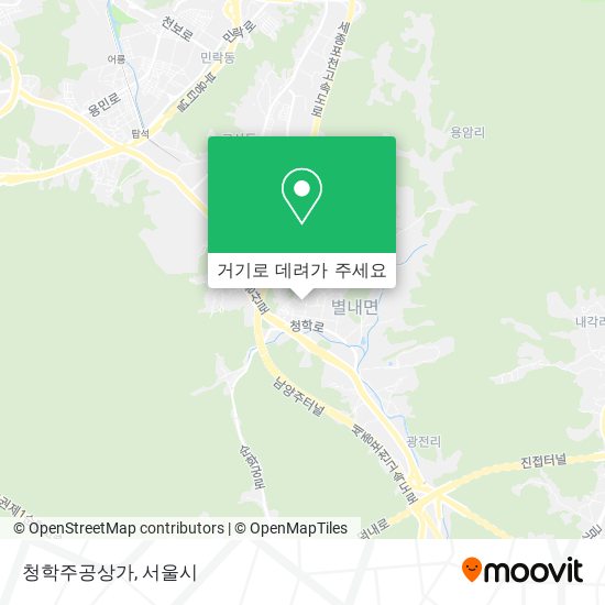 청학주공상가 지도