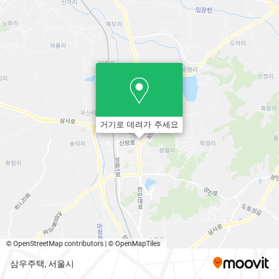 삼우주택 지도