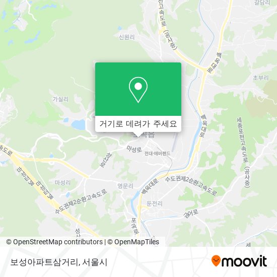 보성아파트삼거리 지도