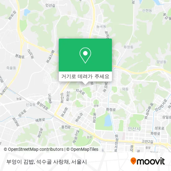 부엉이 김밥, 석수골 사랑채 지도