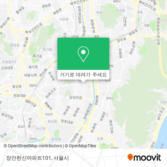 장안한신아파트101 지도