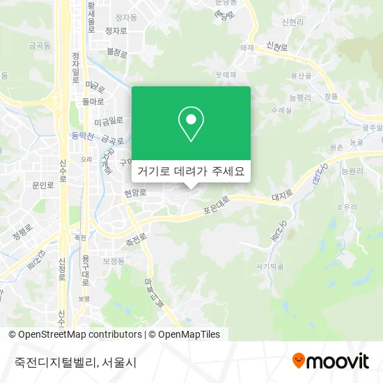 죽전디지털벨리 지도