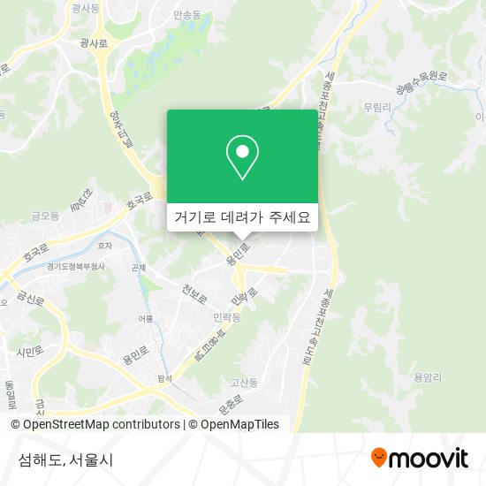 섬해도 지도