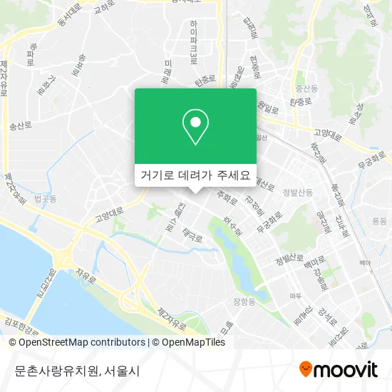문촌사랑유치원 지도