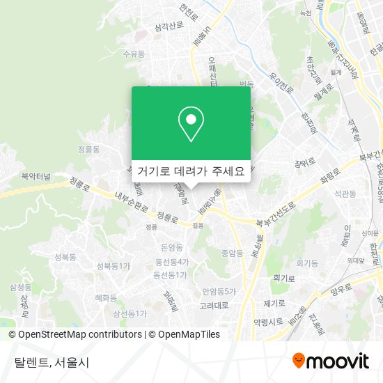 탈렌트 지도