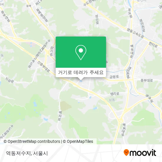 역동저수지 지도