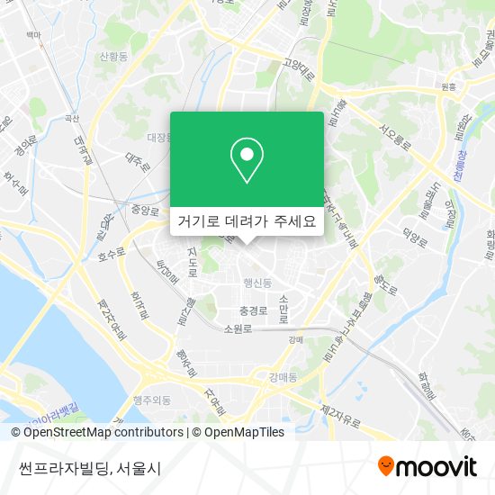 썬프라자빌딩 지도