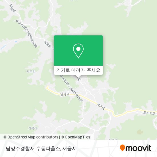 남양주경찰서 수동파출소 지도