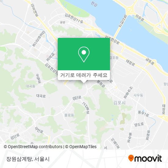 장원삼계탕 지도