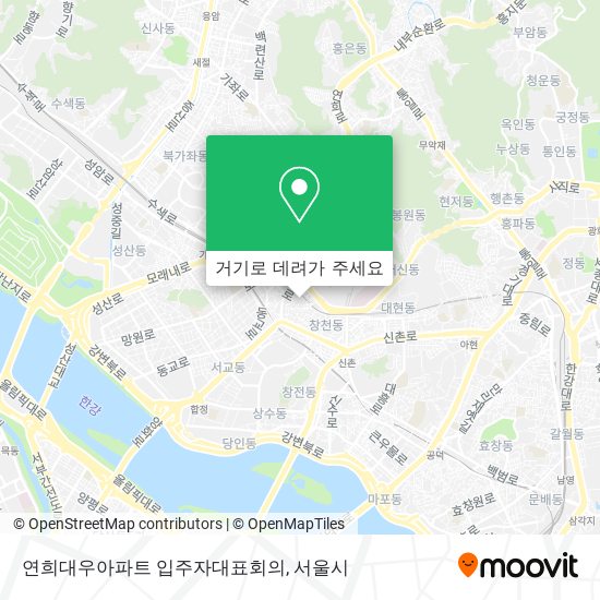 연희대우아파트 입주자대표회의 지도