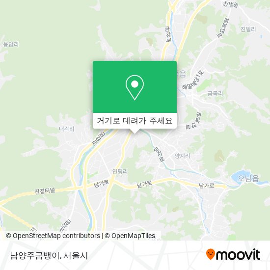 남양주굼뱅이 지도