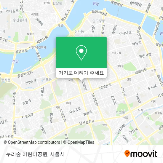 누리숲 어린이공원 지도