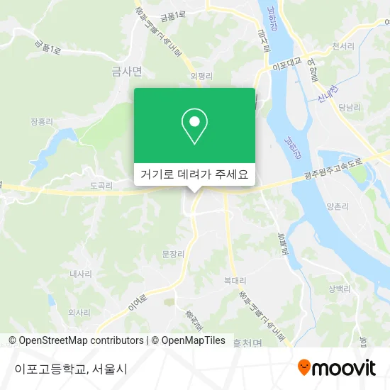 이포고등학교 지도