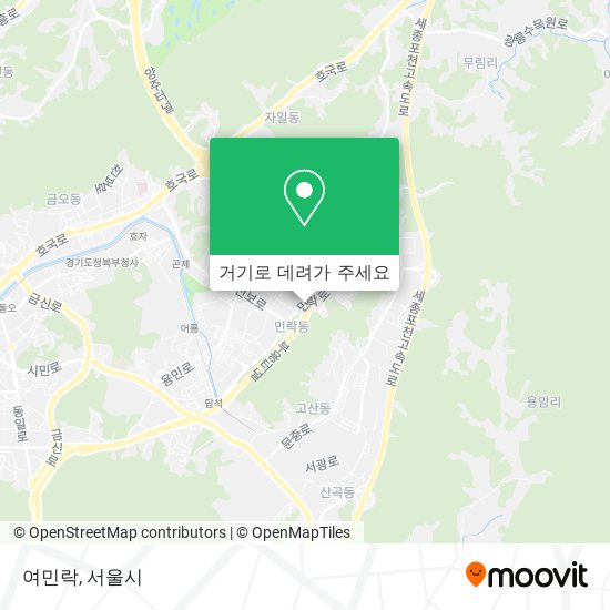 여민락 지도