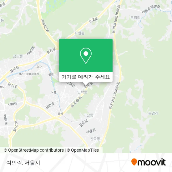여민락 지도
