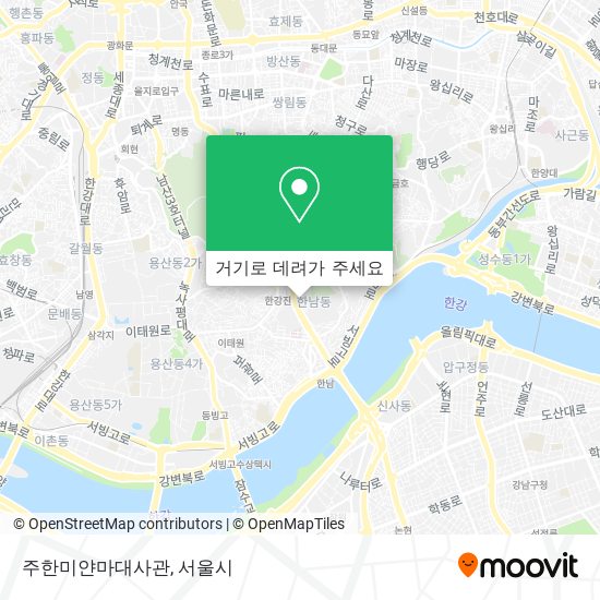 주한미얀마대사관 지도