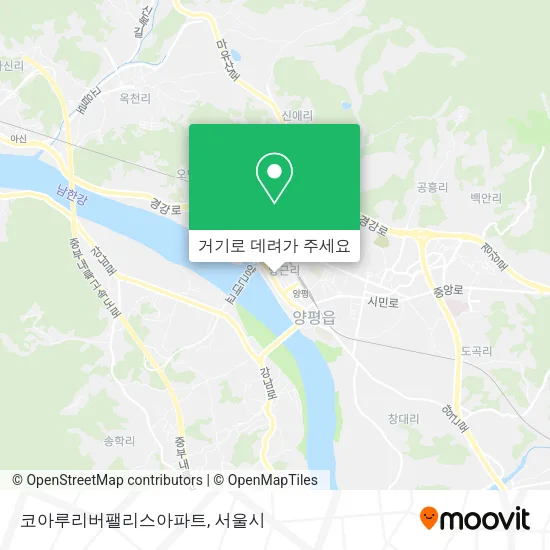 코아루리버팰리스아파트 지도